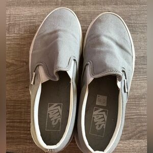 Vans Gray Slip-On Sneakers